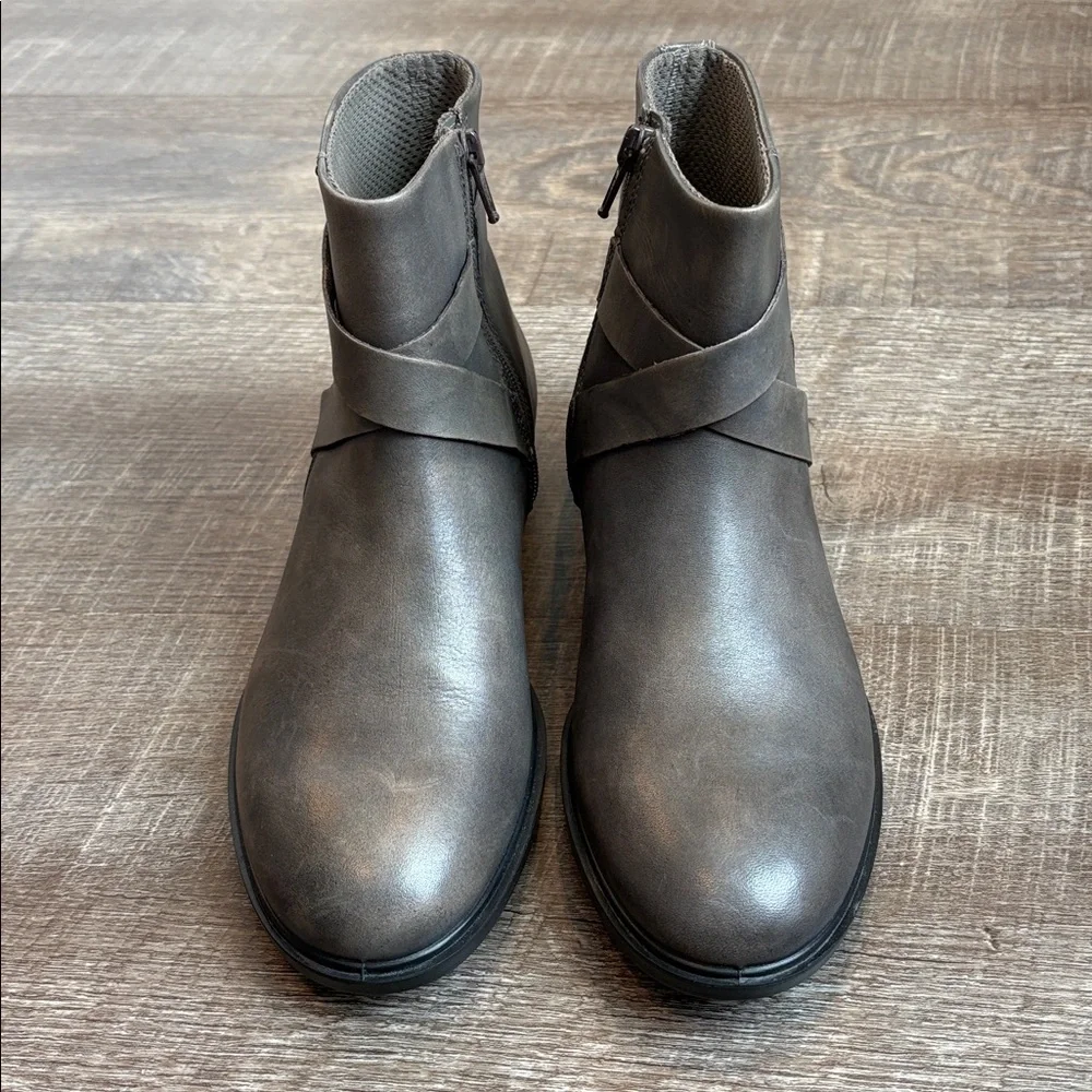 Ecco Touch 15 Ankle Booties Women's 37 (6-6.5) Warm Gray Booties